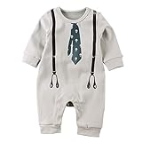 Baby Nest ベビー服 長袖カバーオール ロンパース 女の子 男の子 コットン100% グレー 18-24M