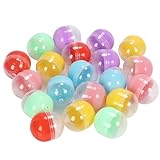 Crystal craft ガチャガチャ カプセル 55mm カラフル×半透明 アソート 20個セット