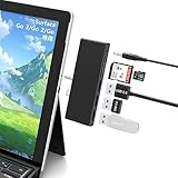 Surface Go3/Go2/Go USB 3.0 ハブ サーフェス ゴー 変換アダプター（USB 3.0ポート*1+USB 2.0ポート*2+SD/microSDカードリーダー+3.5mm ヘッドフォンジャック）サーフェス Go 3/Go2/Go対応アクセサリ