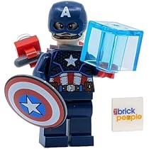 【ご参考】　キャプテンアメリカ　ファルコン　レゴ互換　ミニフィグ Amazon.co.jp: レゴ(LEGO) レゴ ミニフィギュア マーベル