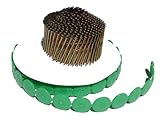 B & C Eagle 136130 Round Head 2-Inch by .83 Inch by 16 Degree Nail and Caps For Nail-and-Cap Nailers