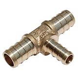 SharkBite UC452LFA Reducing Tee, 1/2-Inch by 3/8-Inch by 3/8-Inch by Sharkbite
