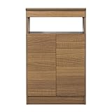 クロシオ ゴールデン 02 FAX52NEW ウォールナットカラー 幅52cm 電話台 ファックス台 097531