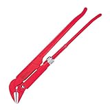 Wiha 32976 Pipe Wrench, Heavy Duty 45-Degree, Jaw 2.6-Inch, Length 22.4-Inch by Wiha