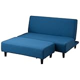 山善(YAMAZEN) ソファ ソファー 2人掛け l字 リクライニング カウチ コーナー FKCS-120(NV) ネイビー