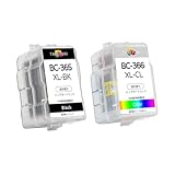 BC365XL+BC366XL 各1個セット 互換インクカートリッジ CANON用 インク 365 366 詰め替えインク 大容量 取扱説明書付き 詰め替え キヤノン用 PIXUS TS3530 TS3730 インク