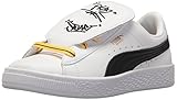 PUMA ユニセックス・キッズ Minions Basket Tongue Kids カラー: ホワイト