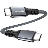 UseBean Thunderbolt 4 ケーブル 0.3M USB4 ケーブル 240W PD3.1急速充電 40 Gbps高速データ伝送 8K@60Hz 映像出力 短い サンダーボルト4コード Type-C &Type-C iPhone16/15/MacBook Pro/iPad Pro/Air/Galaxy S25 S24等全USB C機器対応