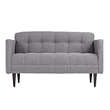 arne ソファー 1人掛け 2人用 肘付き 布張り ファブリック リビング クレープ 2P NS-7 No.4 グレー