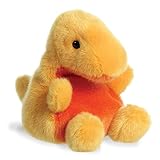 AURORA, 33618, Palm Pals Thunder Bronto Dinosaur, 5In, Soft Toy, Yellow
