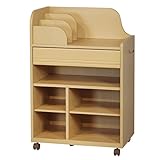 ランドキッズ LAK-9565W NA ランドセルラック 深型 子供部屋 キャスター 学童