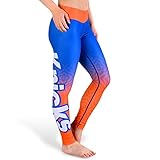KLEW NBA New York Knicksグラデーションプリントレギンス S ブルー