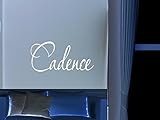 Cadence男の子女の子部屋保育園ベビーキッズ名前ビニール壁引用ステッカー