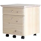 ライフスタイリングショップ サイドチェスト キャスター付 オフホワイト 幅46cm AN-194OWH