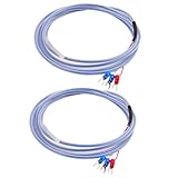 uxcell　PT100タイプ熱電対　防水　熱センサプローブ　PT100　50℃〜+　260℃　2M長さ　2個入り