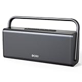 DOSS SoundBox Pro+ P400 Bluetoothスピーカー 50W 重低音 ワイヤレス ポータブル 小型 ブルートゥース スピーカー【26時間再生/ワイヤレスステレオ対応/クールファントムミラーライト搭載/IPX5 防水/マイク内蔵/Aux・TFカード対応/お風呂 アオトドア適用】（ピンク）