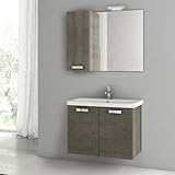Nameeks cp51 ACF 30 "壁マウントVanity Set with木製キャビネット、セラミックTop with、 ACF CP51-637509915575