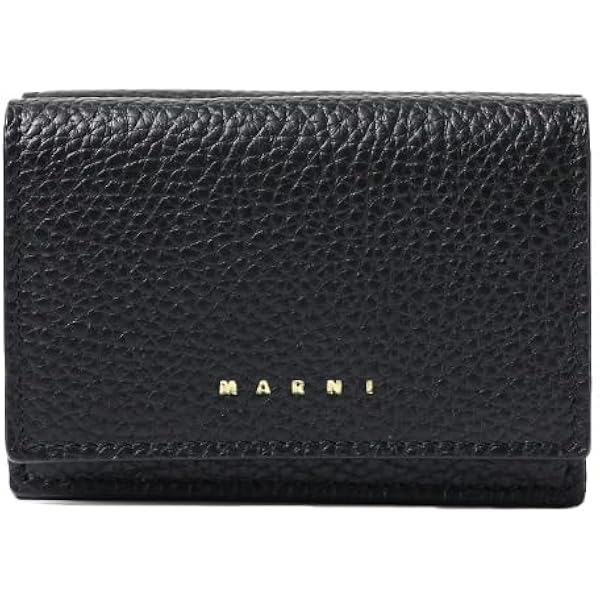 Amazon | [Marni] マルニ レディース 二つ折り財布 サフィアーノレザー
