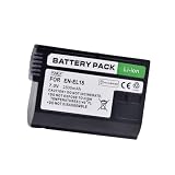 Power-connoisseur 対応 D750 D7500 D850 D810 D800E D610 D600 EN - EL15a バッテリー - 7V、2800mAh 19.6Wh EN-EL15a適用 カメラ互換バッテリー 2026CBG