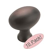 Amerock BP1443ORB Allison Value Hardware Oil Rubbed Bronze Football Oval Oblong Egg Cabinet Hardware