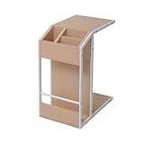 JKプラン Re・conte Ritaシリーズ おしゃれな北欧モダン風インテリアサイドテーブル ホワイト DRT-0008-WH