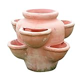 国華園 植木鉢 テラコッタ ベトナム鉢　よくばりストロベリーポット・小　1個