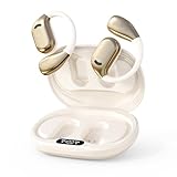 イヤホン Bluetooth ワイヤレスイヤホン Bluetooth 5.4 オープンイヤー型イヤホン耳を塞ぐないイヤホン hi-fi音質 耳掛け式 ブルートゥース イヤフォン 革新 指向性音伝送技術 音漏れ減少 ハンズフリー通話 Type-C急速充電 超軽量 残量表示 両耳 片耳 led ディスプレイ 日本語音声 iOSAndroid対応 (オフホワイト)