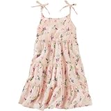 OSHKOSH(オシュコシュ) ティアードラッフルハミングバードプリントドレス プリント ワンピース 3歳【並行輸入】