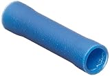 Morris Products 10184 Butt Splice Connector, Vinyl Insulated, Blue, 16-14 Wire Size (Pack of 100) [並