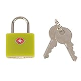 Dovewill 　亜鉛合金　TSA　南京錠　旅行　荷物　ロック　バッグ　キャビネット　パドロック　コードロック　全4色 - 緑