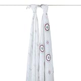 aden+anais（エイデンアンドアネイ） swaddle クラシック・スワドル おくるみ 2枚セット liam the brave【4028】