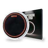 CUSTEAM - 12インチ - ドラムパッド - 練習用パッド - サイレント練習用ドラムパッド - 内蔵ドラムヘッド、リアルなドラム体験