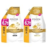 パンテーン シャンプー&コンディショナーセット 2L+2KG [6.7 個分 x 2] 詰め替え大容量 エクストラダメージリペア