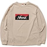 Nanga(ナンガ) ECO HYBRID BOX LOGO L/S TEE (エコハイブリッドボックスロゴロングスリーブティー) OATMEAL M