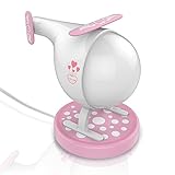 AnselfヘリコプターLEDナイトライトUSB充電式赤ちゃん部屋振動センサーChangeableカラー常夜灯ランプ ピンク NSF5331145827833FW