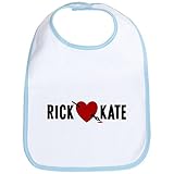 CafePress Castle Rick Heart Kate Bib - Standard Sky Blue by CafePress