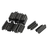 uxcell 長方形チューブ挿入　チューブインサート　10mm x 30mm　プラスチック　12個ブランクエンドキャップ