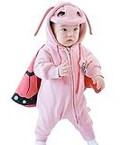 YY-Shop ベビー服 ロンパース 着ぐるみ 前開き 女の子 新生児 ボディースーツ 男の子 赤ちゃん 出産祝い カバーオール かわいい ベビースーツ 長袖 秋冬 蝶々 コスチューム (90cm, 