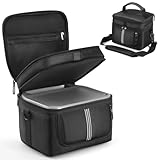 ポータブル電源 収納バッグ EF ECOFLOW RIVER 2に適合して ポータブル電源 保護ケース 防塵 撥水 耐衝撃 収納ケース キャンプ 外出や旅行用 (ブラック, EF RIVER 2 に対応)