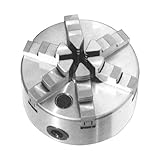 HHIP 3900-4551 4" 6 Jaw Self-Centering Lathe Chuck, Plain Back [並行輸入品]