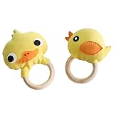 かわいい赤ちゃんのウサギのおもちゃ、[リトルアヒルとリトルチック]、2 PCS