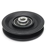 90mm nylon bearing pulley wheel 3.5" cable gym fitness equipment