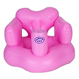 ICOCO ベビーチェア ベビーソファ バスチェア バスソファ 幼児用 椅子 ポンプアップ (ピンク)