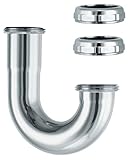 Plumb Craft 7631100N Kitchen Sink Trap J-Bend, Chrome [並行輸入品]