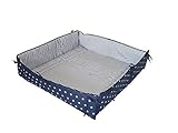 Linden 382124 Universal Playpen Mat with Stars and Stripes Design / Marine by Linden