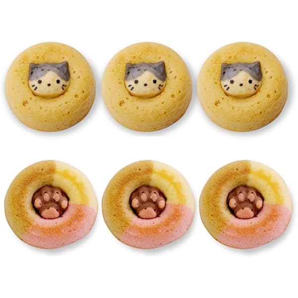 Amazon.co.jp: 【ZOOONUTS 3P ネコ】 キャラメル味 猫 ズーナッツ 焼き