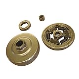 Fenteer 交換　クラッチ　ドラム　スプロケッ　トリム　3/8-7 　軸受　STIHL MS361 044 046 MS440 MS460用　チェーンソー部品　