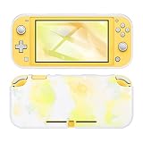 DLseego Switch Lite ケース スイッチライト カバー Switch Liteに対応カバー　ニンテンドースイッチライトケース Switch Lite用カバー 軽量薄型 TPU製 ソフトカバー 耐衝撃 全面保護 着脱簡単 防水防塵 イエロー
