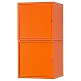 IKEA イケア LIXHULT 収納コンビネーション - オレンジ/オレンジ 091.615.93,09161593