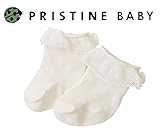 【プリスティン】レース付きソックス　ホワイト (7-8)